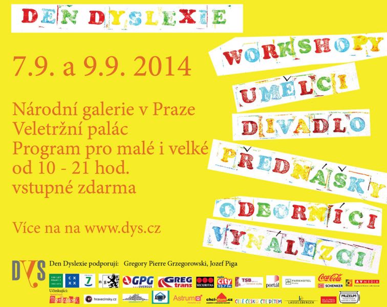 JUBILEJNÍ 5. ROČNÍK DNE DYSLEXIE - DAR DYSLEXIE