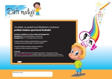 SPOLEČNOST MEDIATEL PODPORUJE MLADÉ MALÍŘE, ŠKOLKY A ŠKOLY