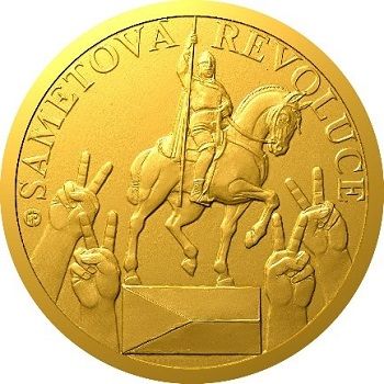 Medaile České mincovny k 30. výročí Sametové revoluce